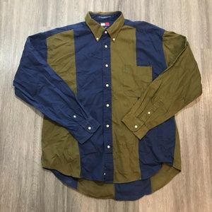 Vintage 90s Tommy Hilfiger Striped Long Sleeve